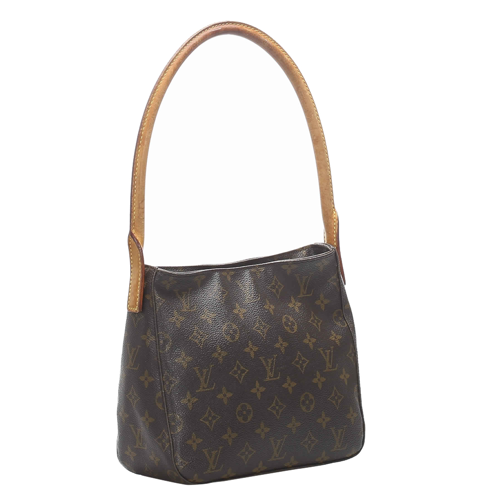 

Louis Vuitton Monogram Canvas Looping MM Bag, Brown