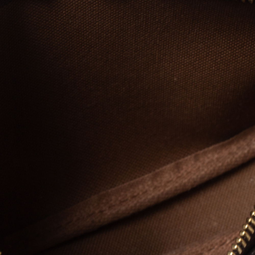 

Louis Vuitton Monogram Canvas Mini Pochette Accessoires, Brown