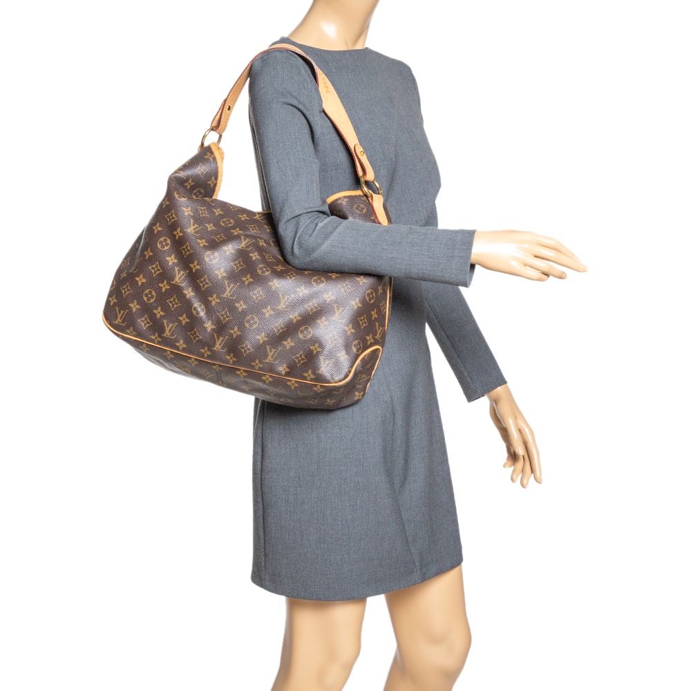 

Louis Vuitton Monogram Canvas Delightful MM Bag, Brown