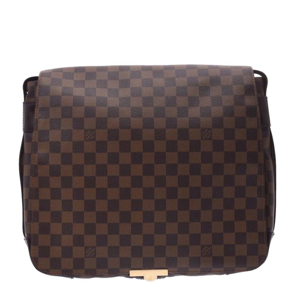 Pre Owned Louis Vuitton Damier Ebene Canavs Bastille Messenger Bag
