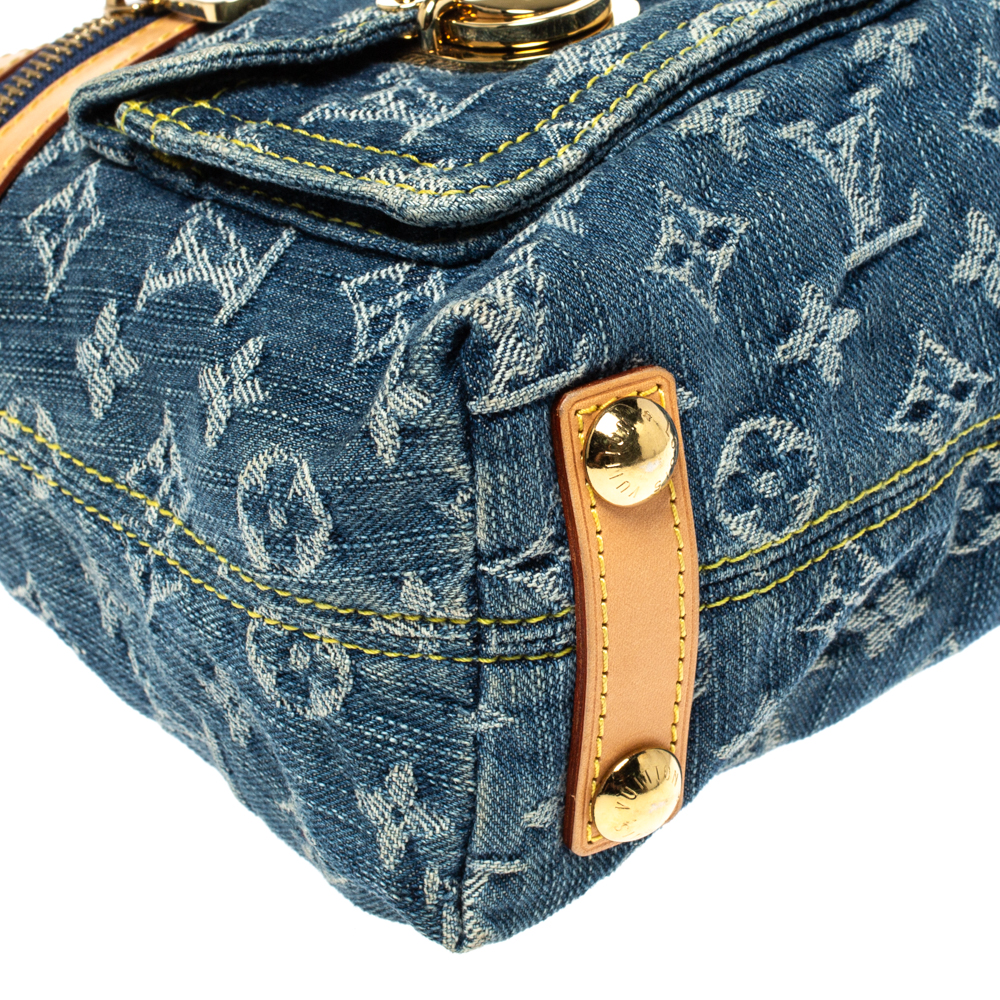 Louis Vuitton Denim Blue Monogram Baggy PM Bag – The Closet