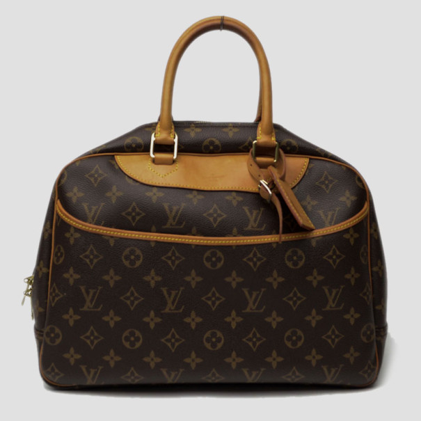 Pre Owned Louis Vuitton Monogram Deauville Boston