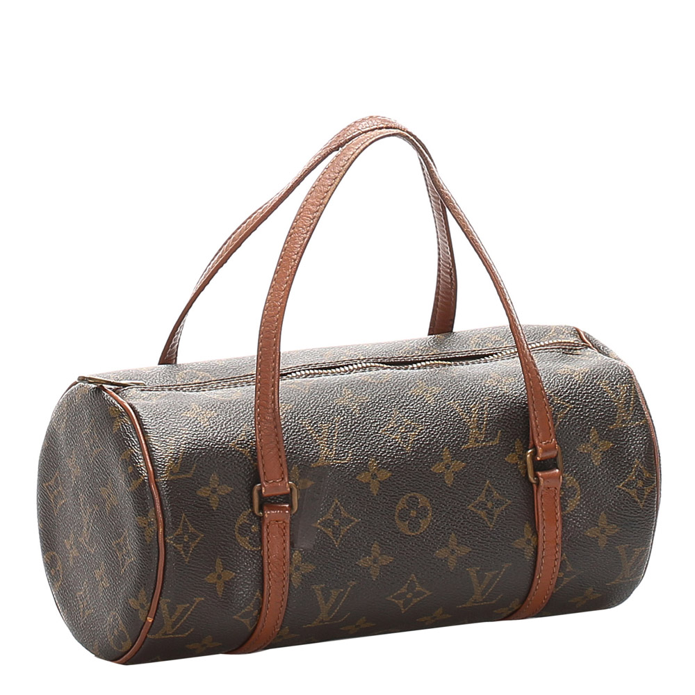 

Louis Vuitton Monogram Canvas Papillon 26 Satchels, Brown