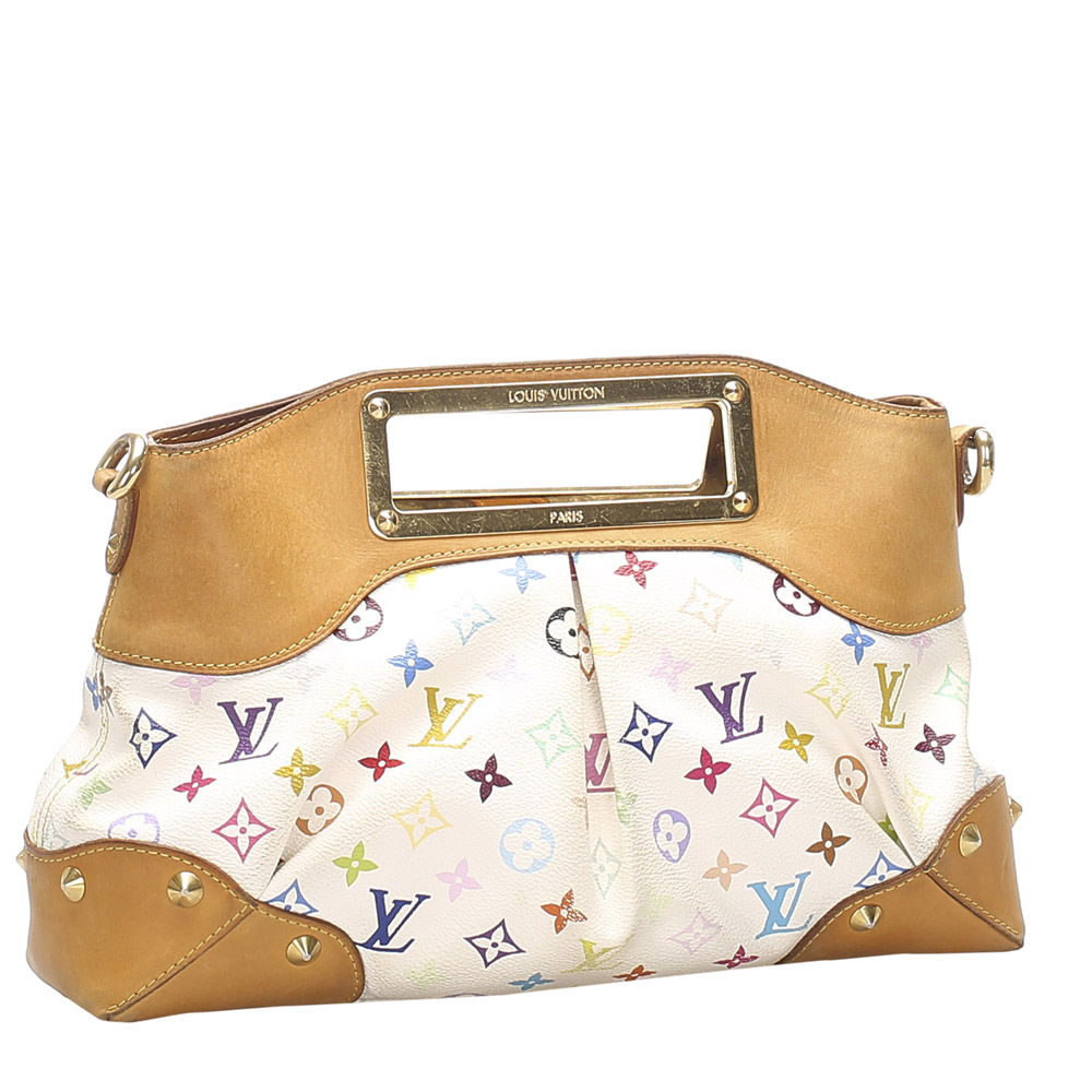 

Louis Vuitton Canvas Judy MM Shoulder Bags, Multicolor