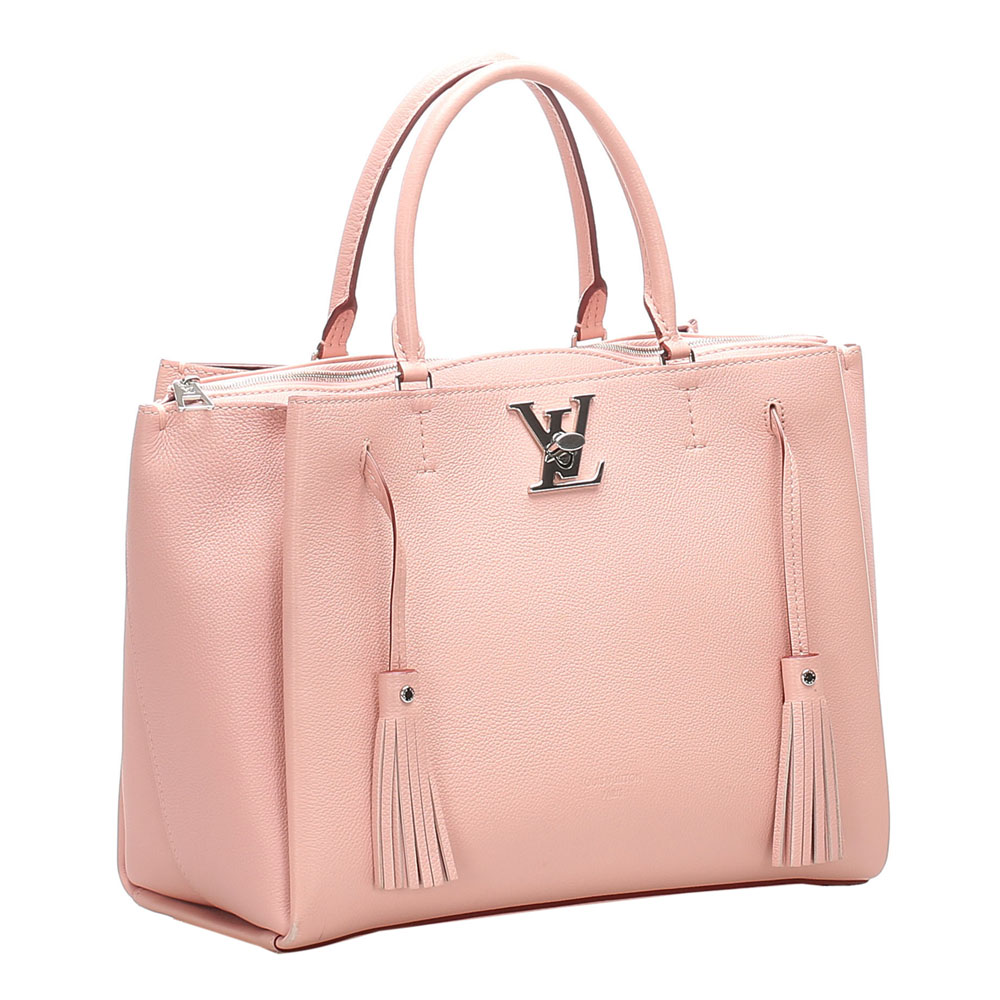 

Louis Vuitton Pink Leather Lockmeto Satchels