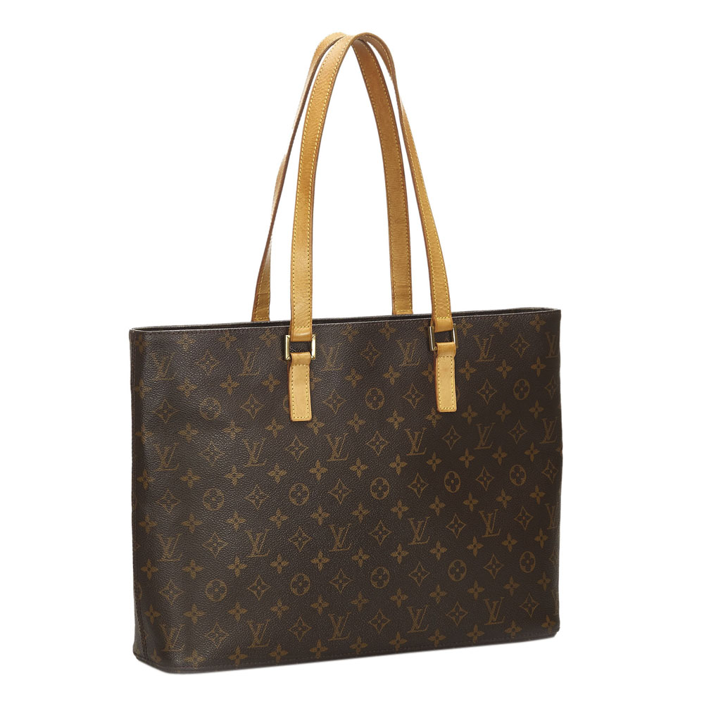 

Louis Vuitton Brown Canvas Luco Totes