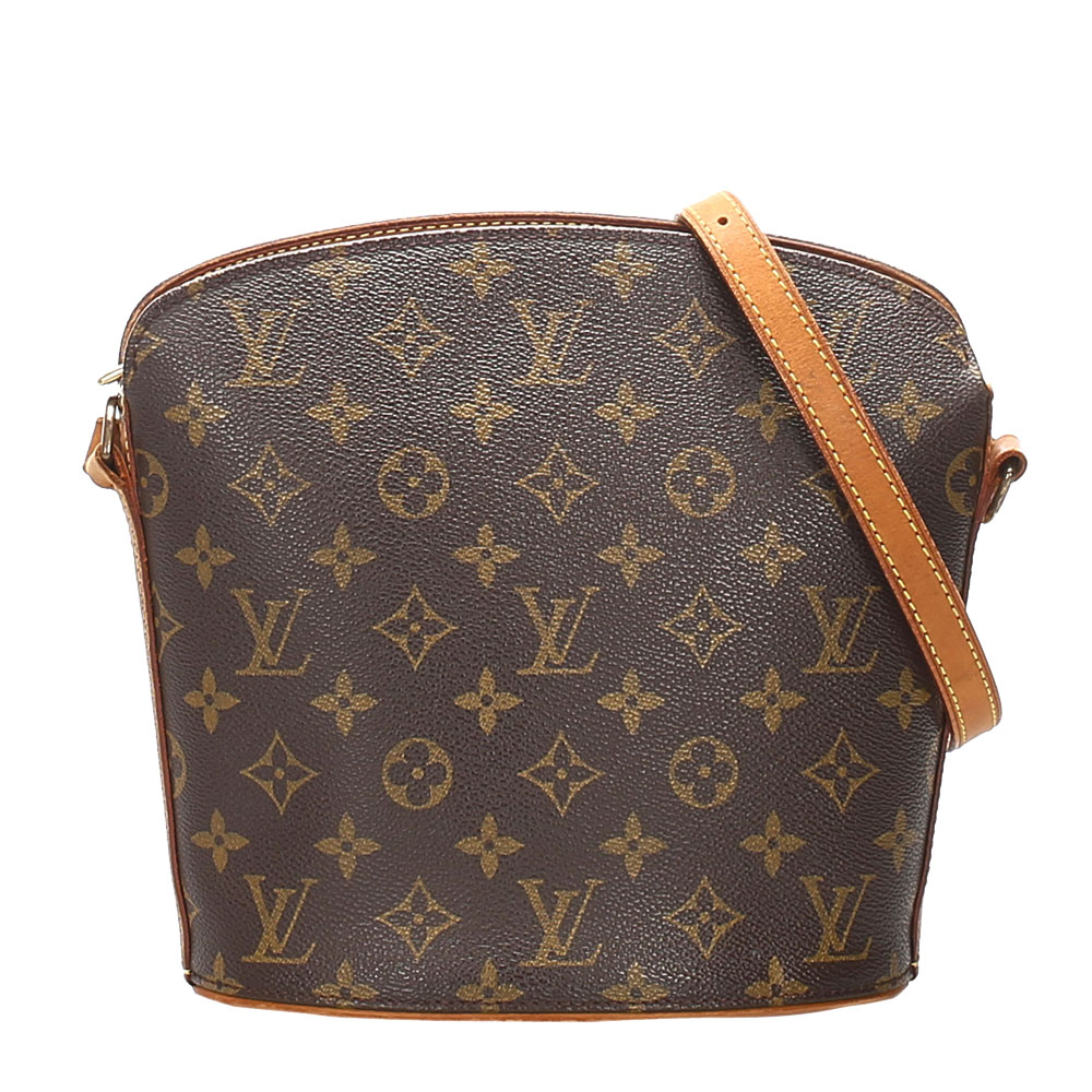 Pre Owned Louis Vuitton  Canvas  Drouot Shoulder Bags