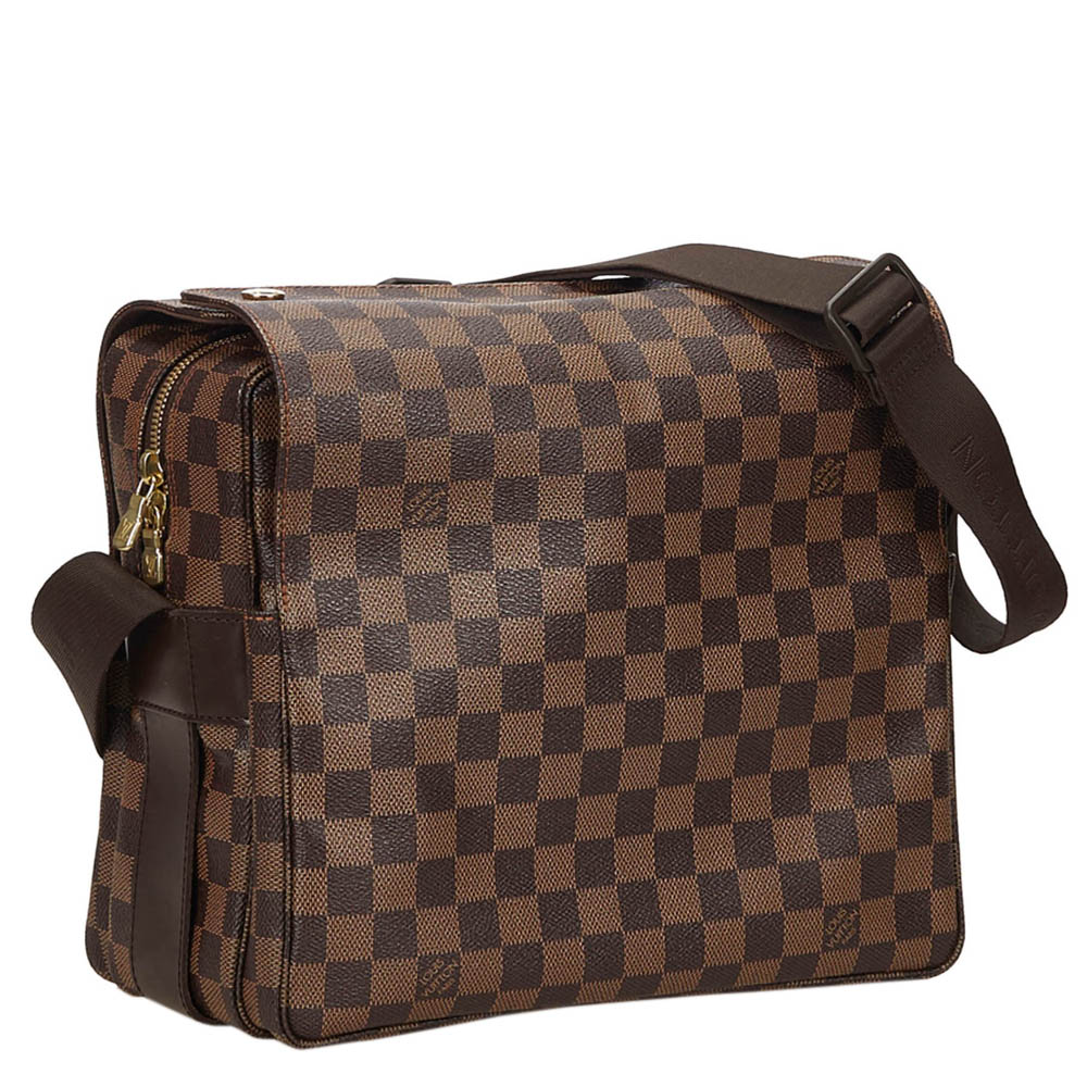 

Louis Vuitton Damier Ebene Canvas Naviglio Messenger Bag, Brown