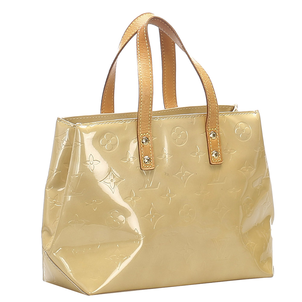 

Louis Vuitton Beige Monogram Vernis Leather Reade PM Bag