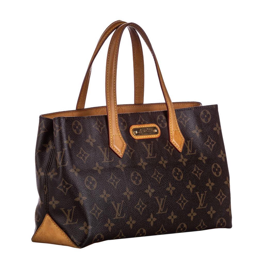 

Louis Vuitton Monogram Canvas  Wilshire PM Satchels, Brown