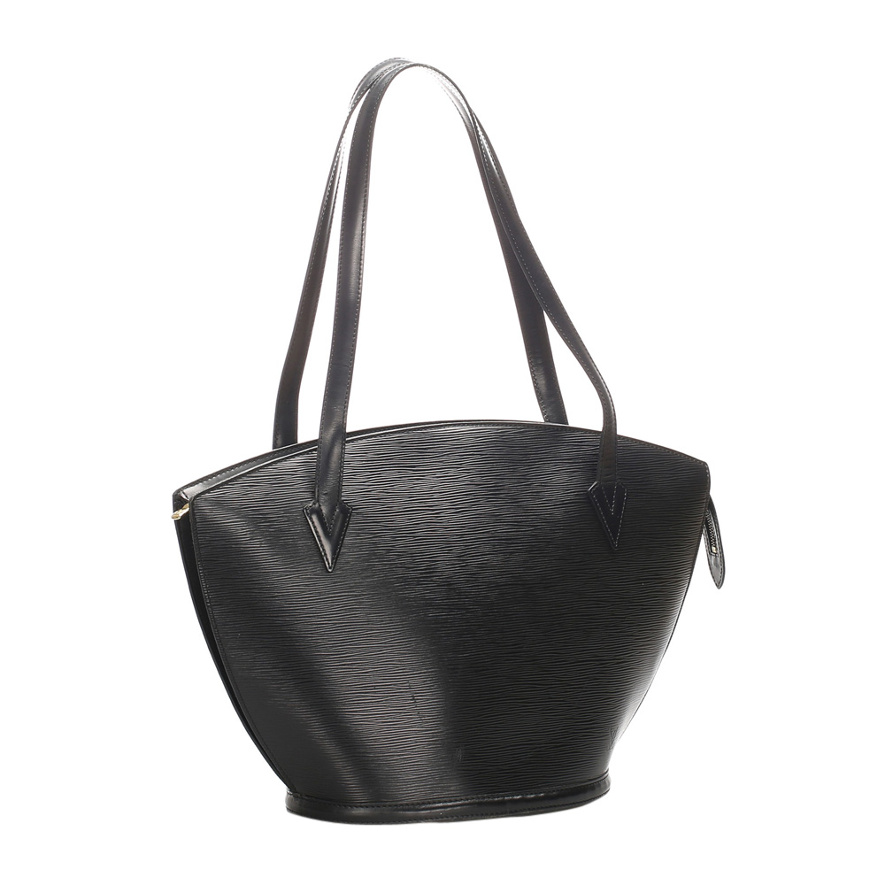 

Louis Vuitton Black Leather Saint Jacques GM Shoulder Bag