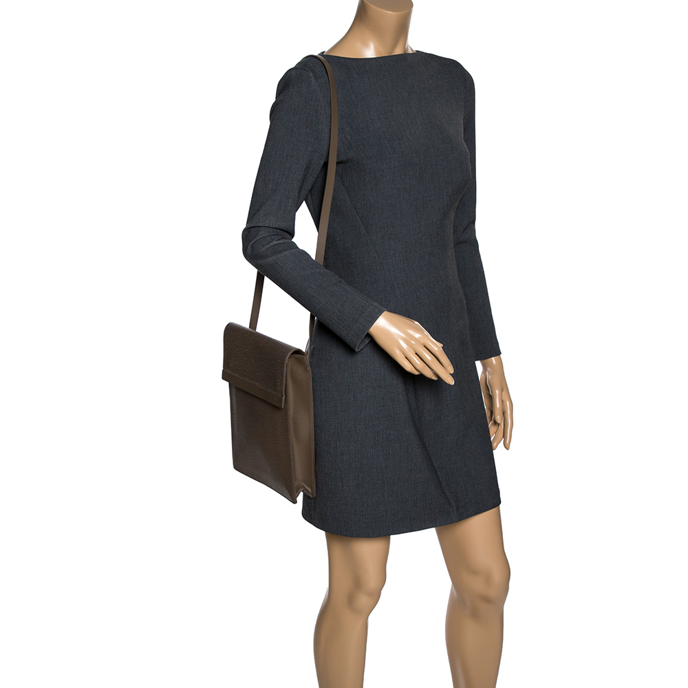 

Louis Vuitton Pepper Epi Leather Rachelle Bag, Brown