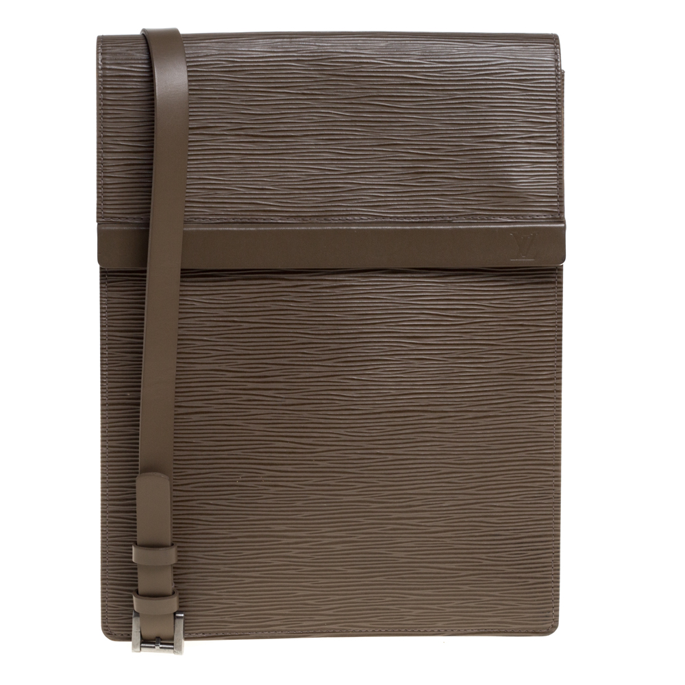 Click to view more detailed imagery on our partner's website Pre-owned Louis Vuitton Pepper Epi Leather Rachelle Bag In Brown