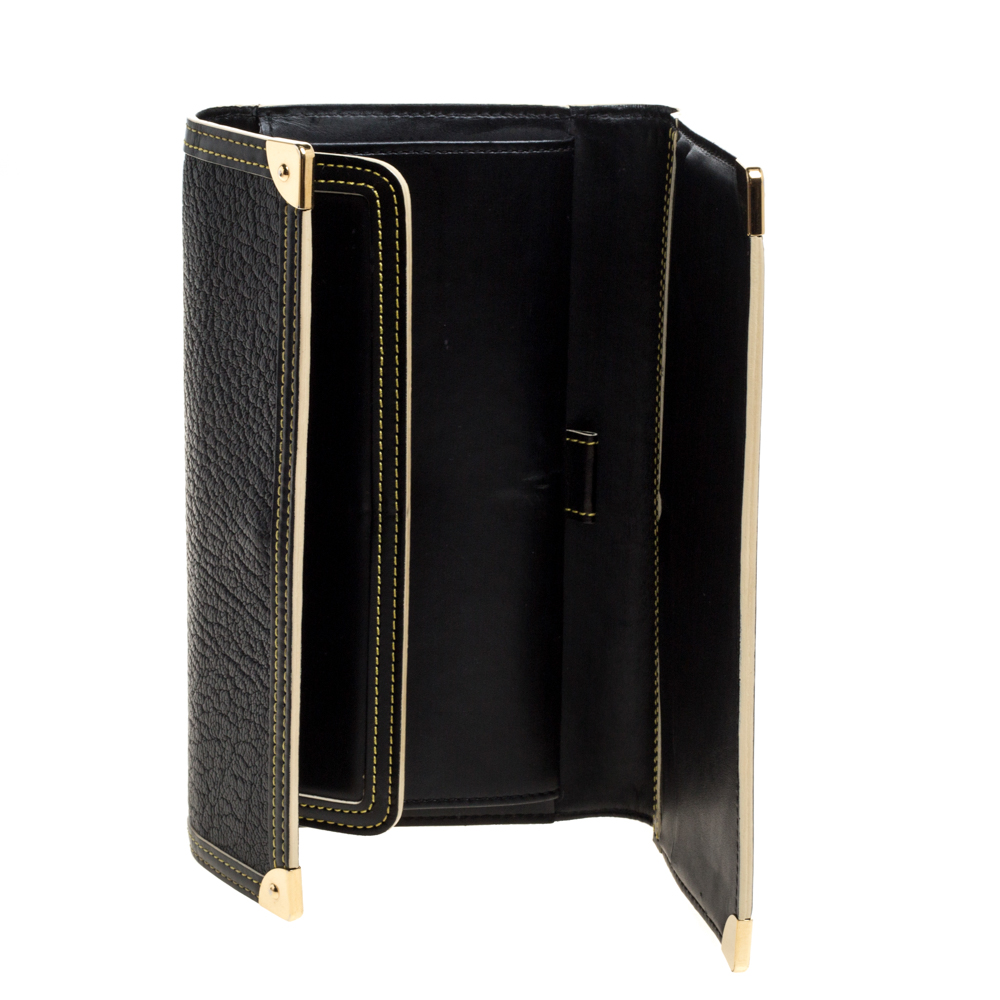 

Louis Vuitton Black Suhali Leather Porte-Tresor International Wallet