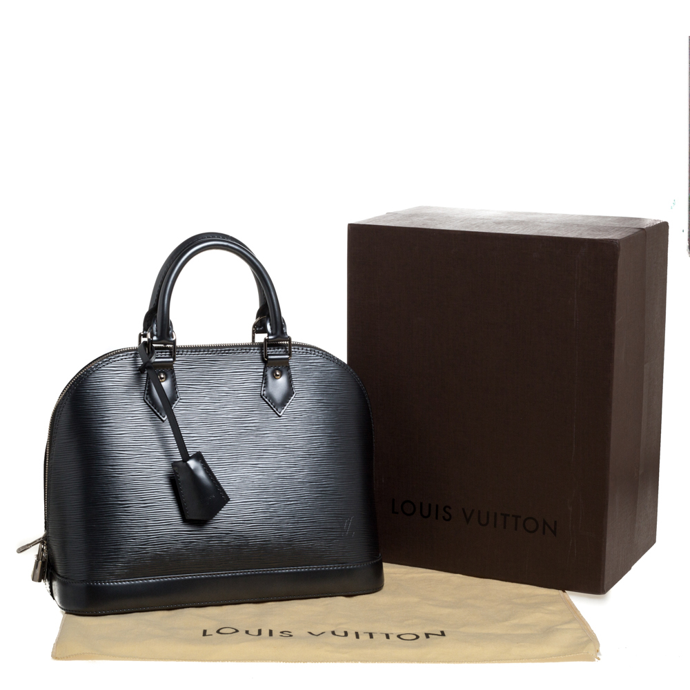 Louis Vuitton Alma PM EPI Leather Review - Anthracite Nacre 