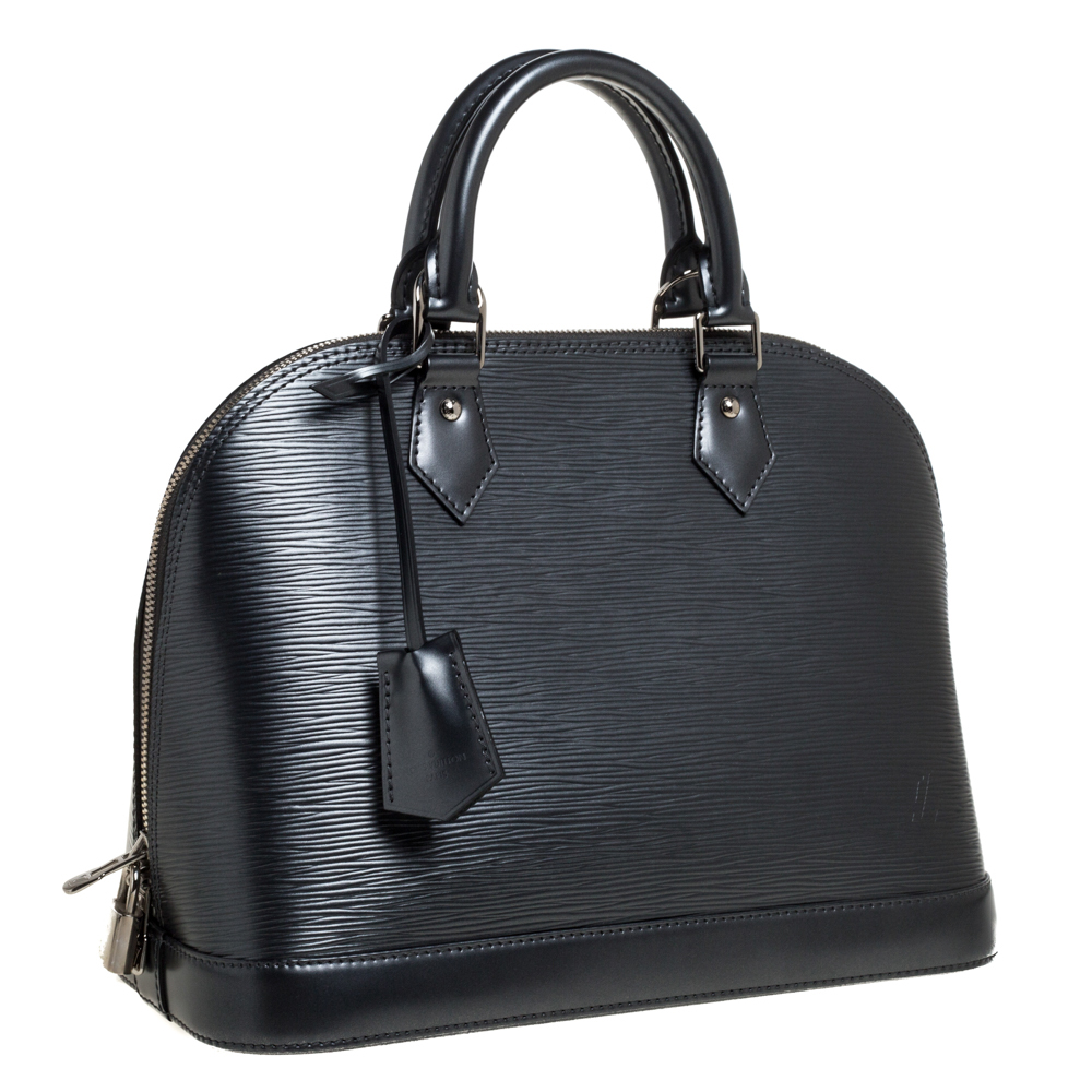 Louis Vuitton Alma PM EPI Leather Review - Anthracite Nacre 