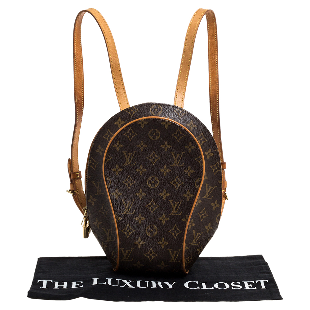 Louis Vuitton Monogram Ellipse Sac a Dos Backpack Brown Leather ref.293500  - Joli Closet