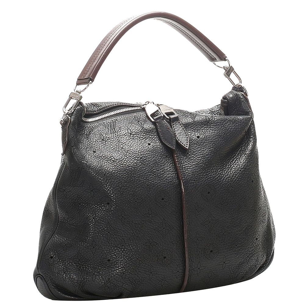 

Louis Vuitton Black Leather Selene Hobos