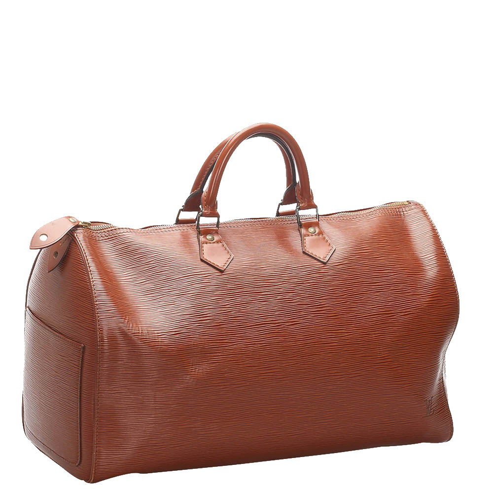 

Louis Vuitton Brown Epi Leather Speedy 40 Bag