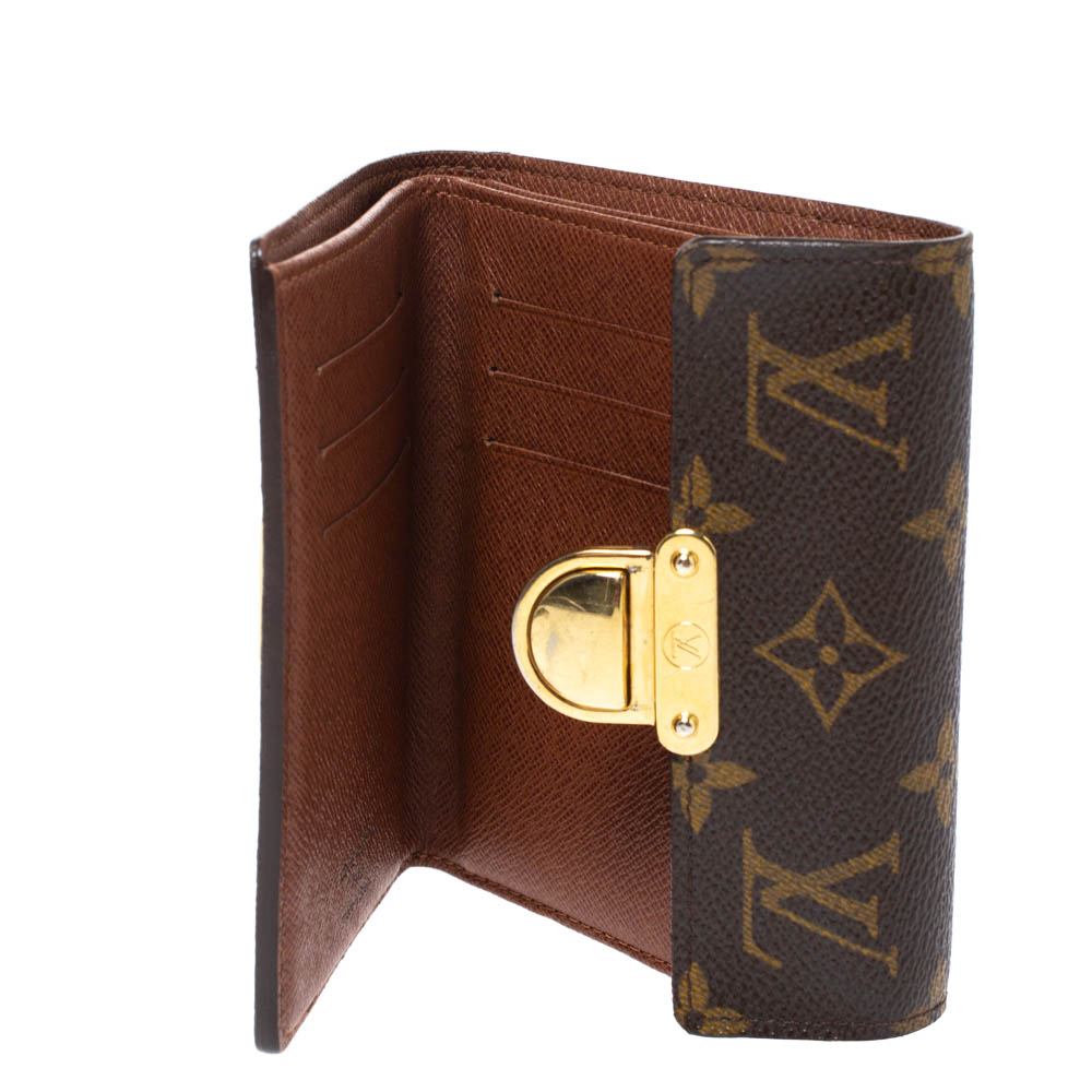 

Louis Vuitton Monogram Canvas Koala Wallet, Brown