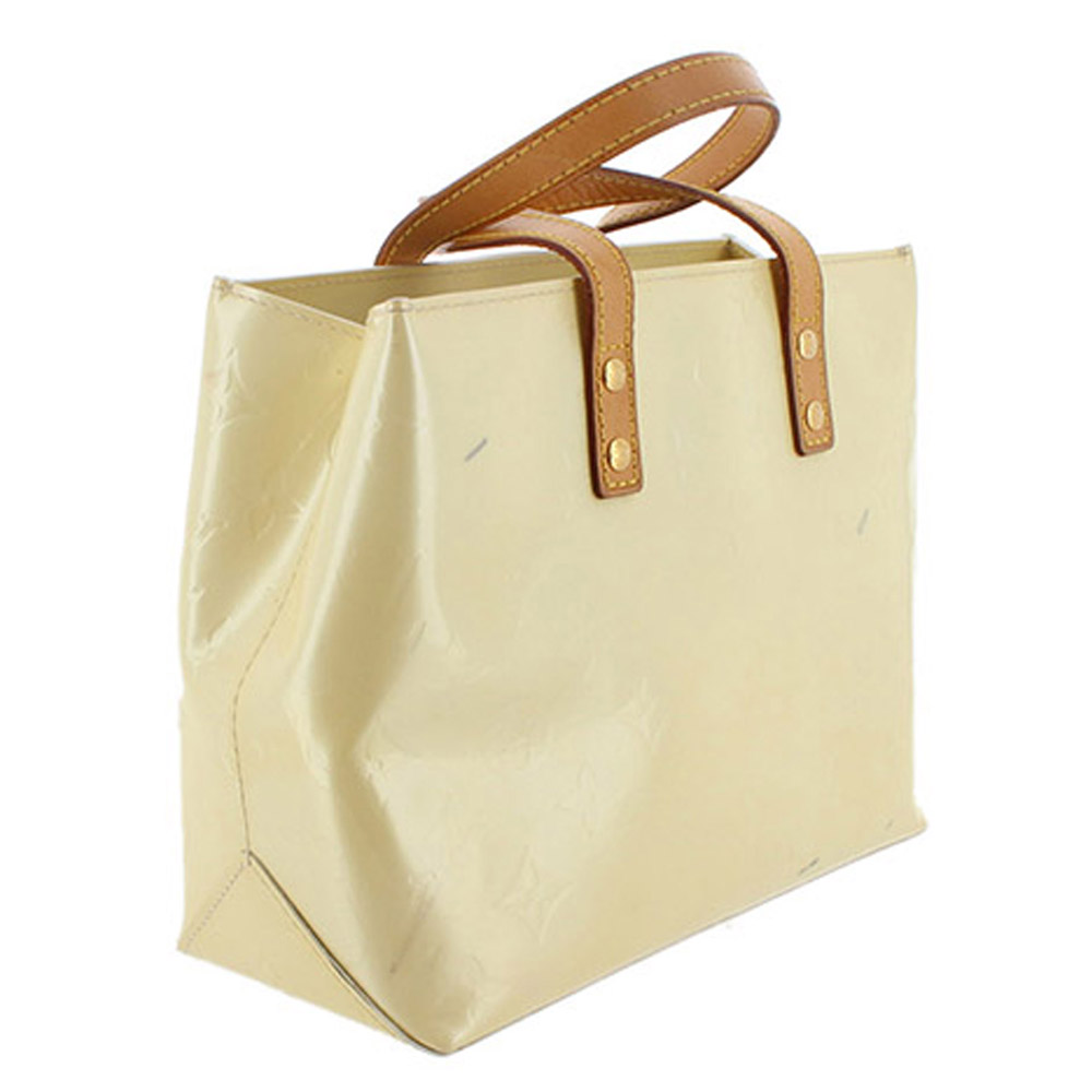 

Louis Vuitton White Vernis Canvas Reade PM Bag