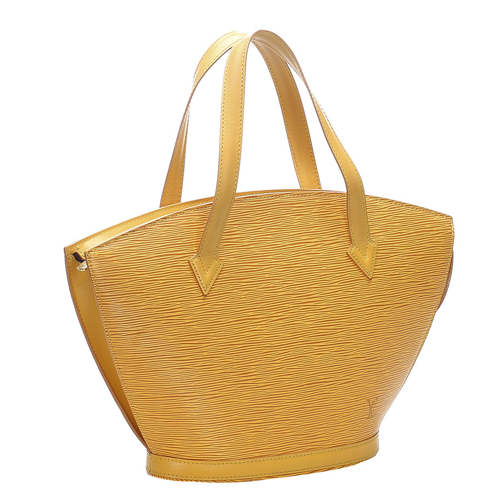 

Louis Vuitton Yellow Leather Saint Jacques PM Bag