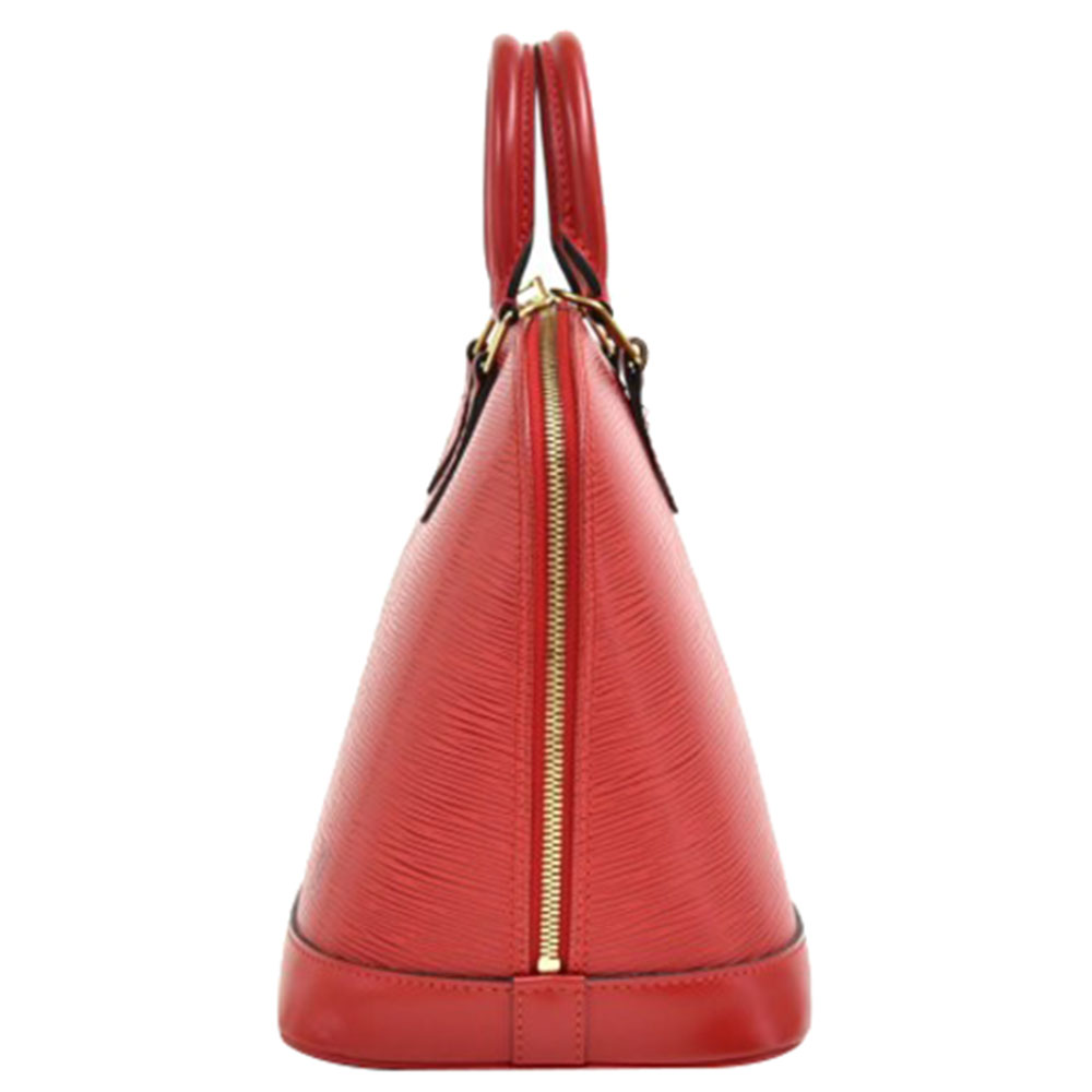 

Louis Vuitton Red Epi Leather Alma PM Bag