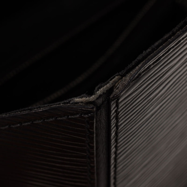 Louis Vuitton Sac Seau Handbag Epi Leather Black 60399162
