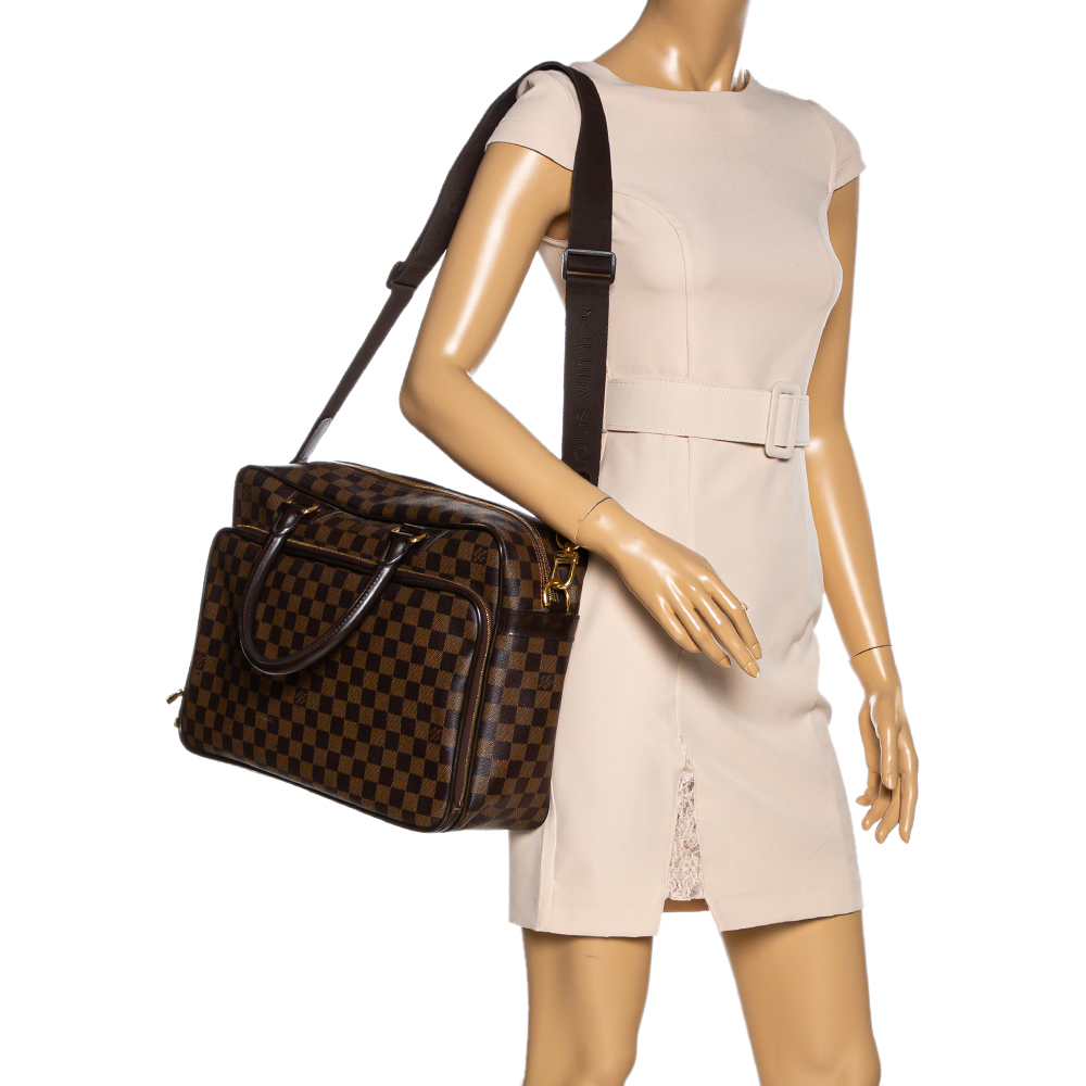 

Louis Vuitton Damier Ebene Canvas Icare Business Bag, Brown