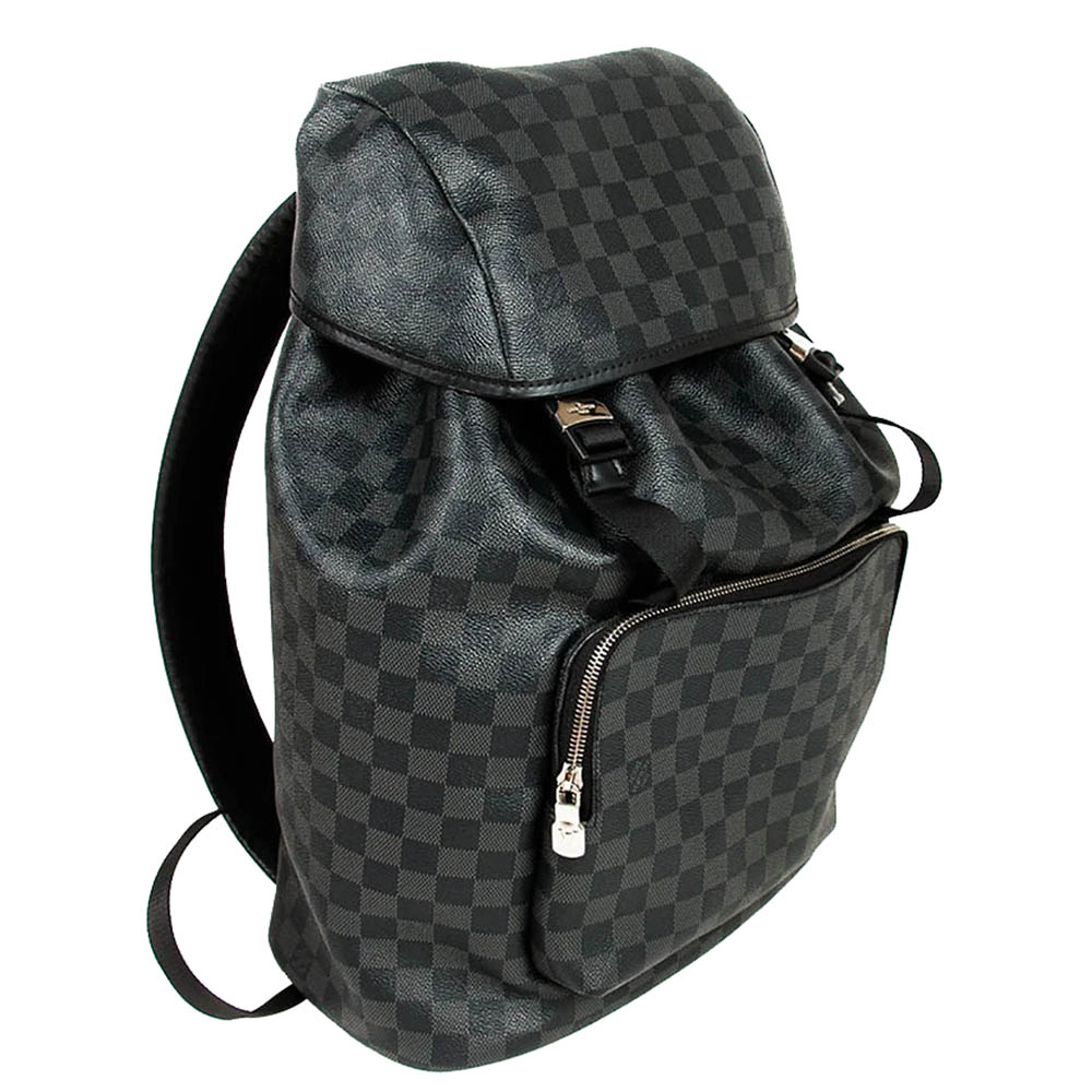 

Louis Vuitton Damier Graphite Canvas Zack Backpack, Black