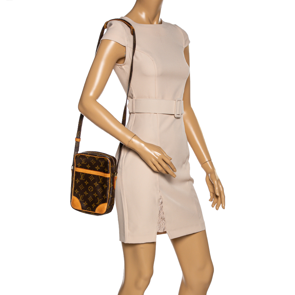 

Louis Vuitton Monogram Canvas Danube Bag, Brown