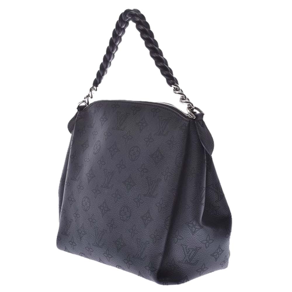 

Louis Vuitton Black Mahina Babylone Leather Chain BB Bag