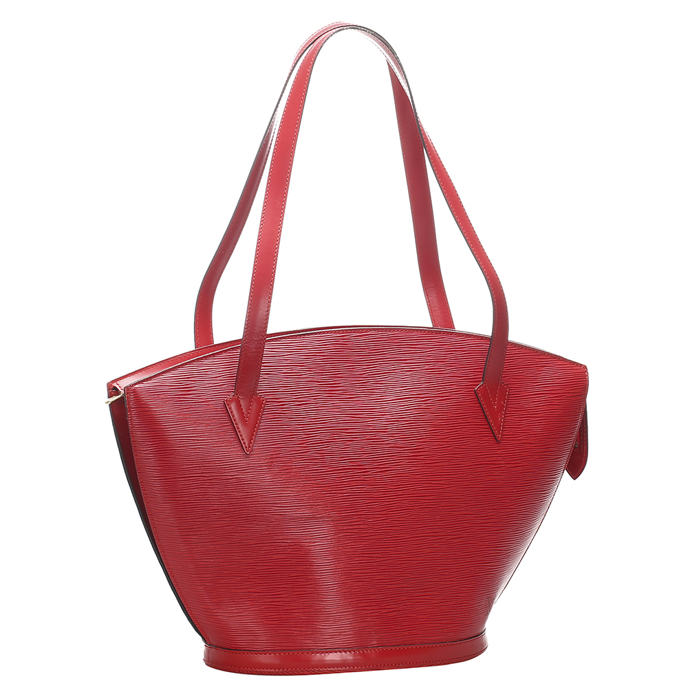 

Louis Vuitton Red Epi Leather Saint Jacques GM Bag