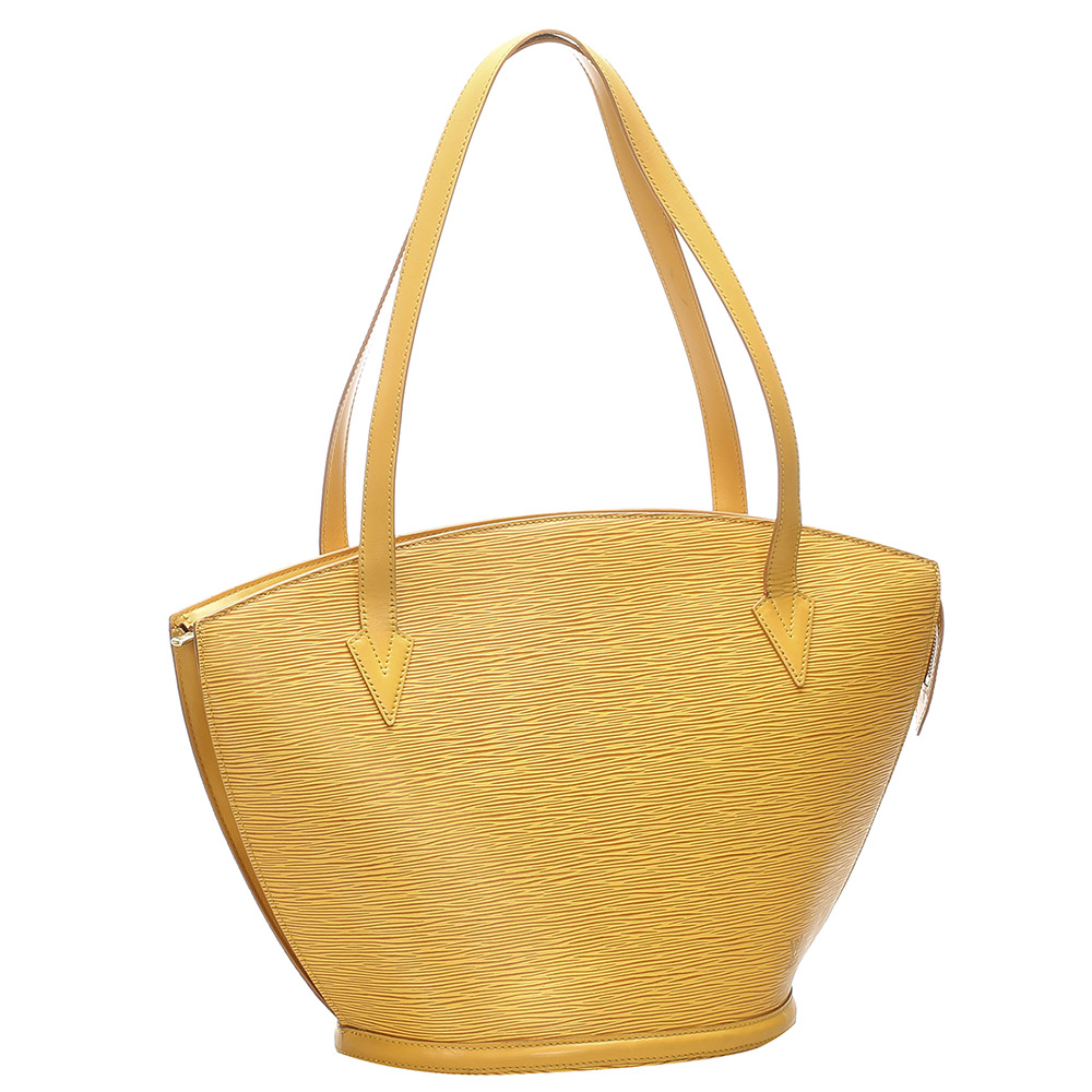 

Louis Vuitton Yellow Leather Saint Jacques PM Bag