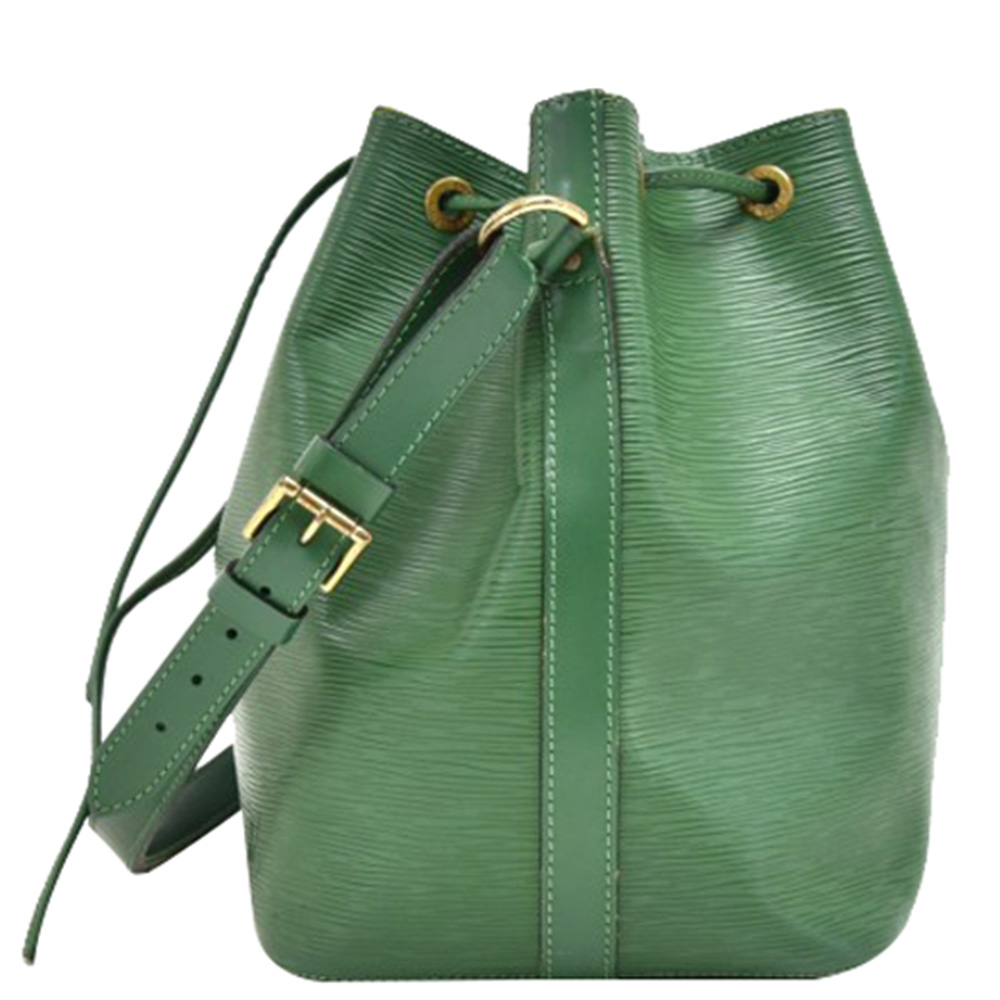 

Louis Vuitton Green Epi Leather Petit Noe Bag