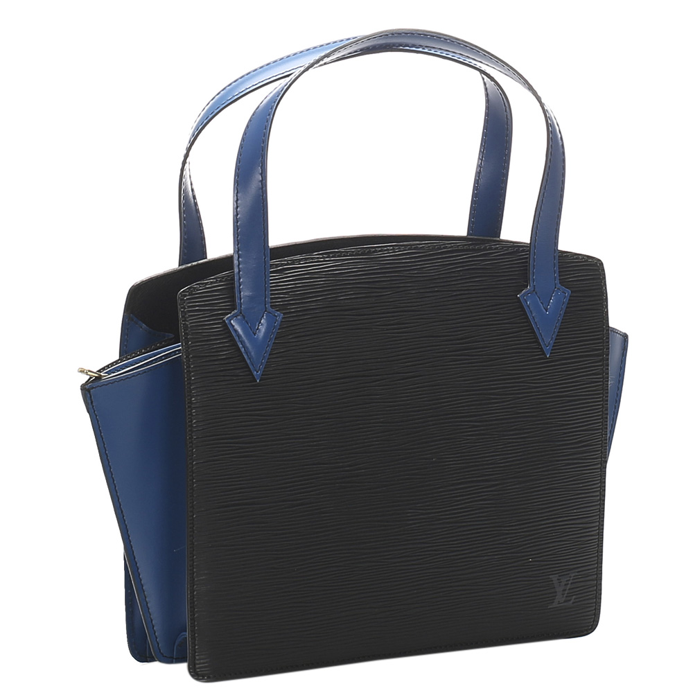 

Louis Vuitton Black/Blue Epi Leather Varenne Bag