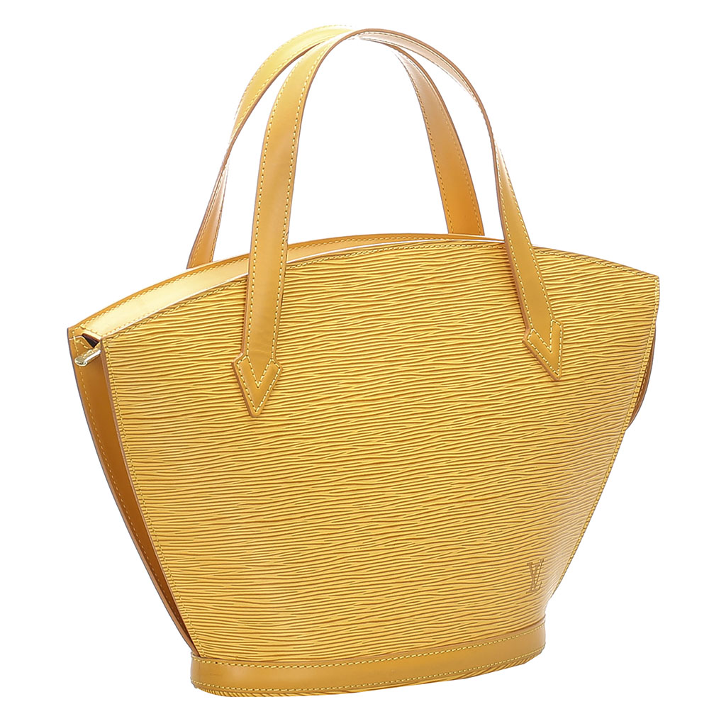 

Louis Vuitton Yellow Leather Saint Jacques PM Bag