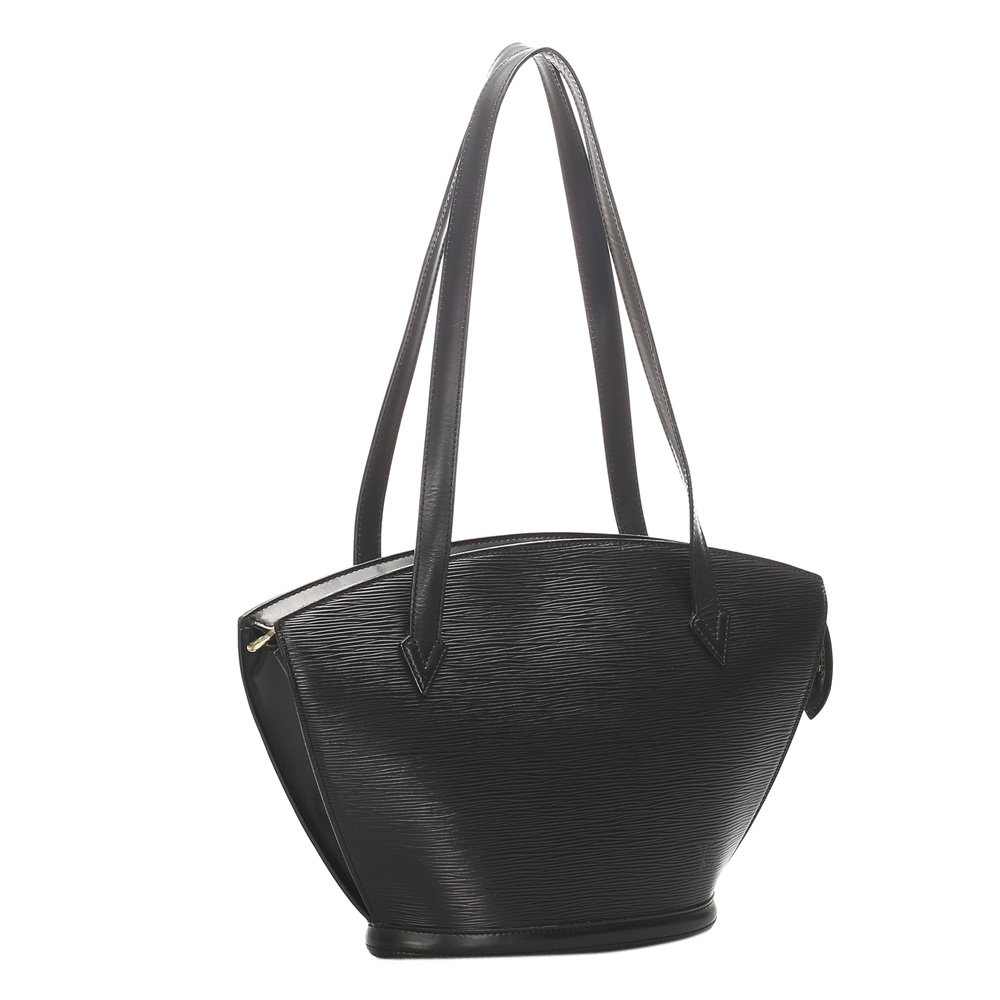 

Louis Vuitton Black Leather Saint Jacques PM Bag