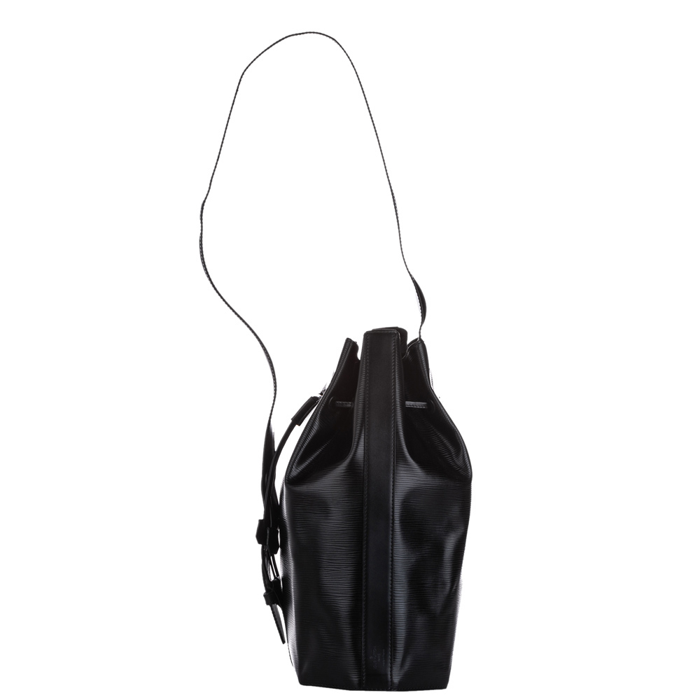 

Louis Vuitton Black Epi Leather Sac d'Epaule Bag