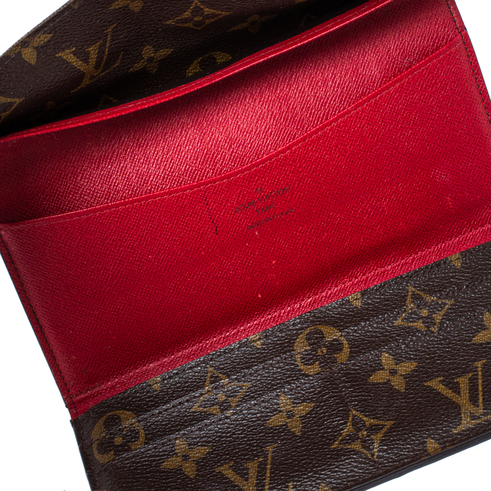 

Louis Vuitton Monogram Canvas Josephine Wallet, Brown