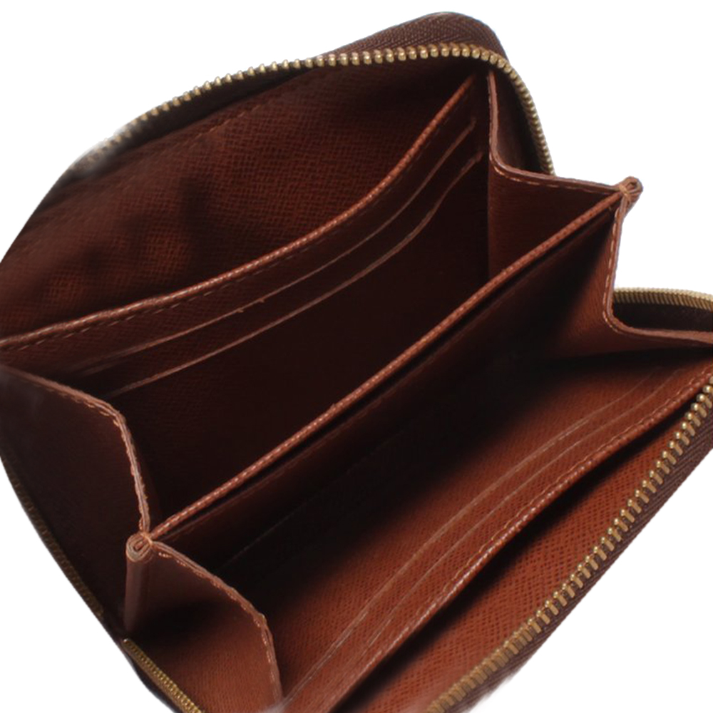 

Louis Vuitton Monogram Canvas Zippy Wallet, Brown
