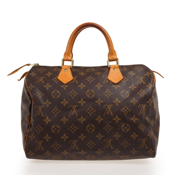 Pre Owned Louis Vuitton Monogram Speedy 30