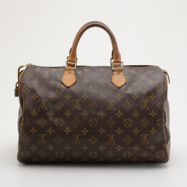 Pre Owned Louis Vuitton Monogram Speedy 35 