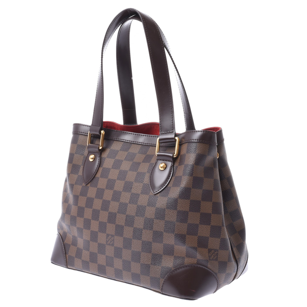 

Louis Vuitton Damier Ebene Canvas Hampstead PM Bag, Brown