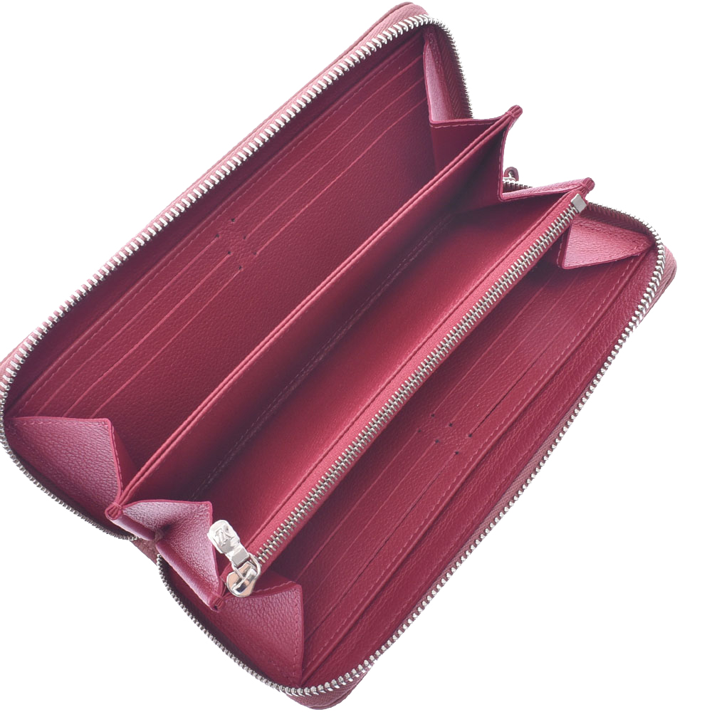 

Louis Vuitton Pink Leather Zippy Zip around Wallet