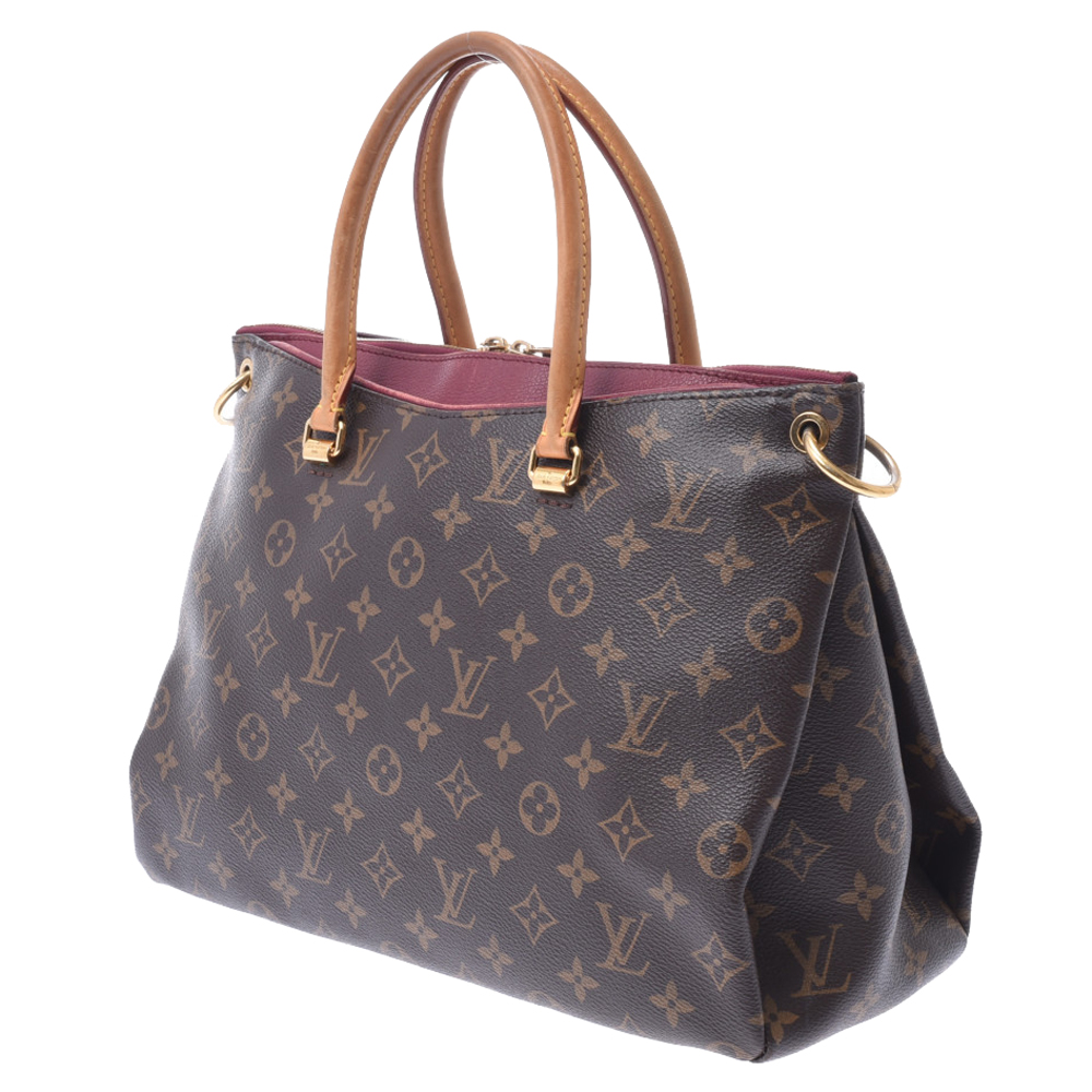 

Louis Vuitton Monogram Canvas Pallas MM bag, Brown