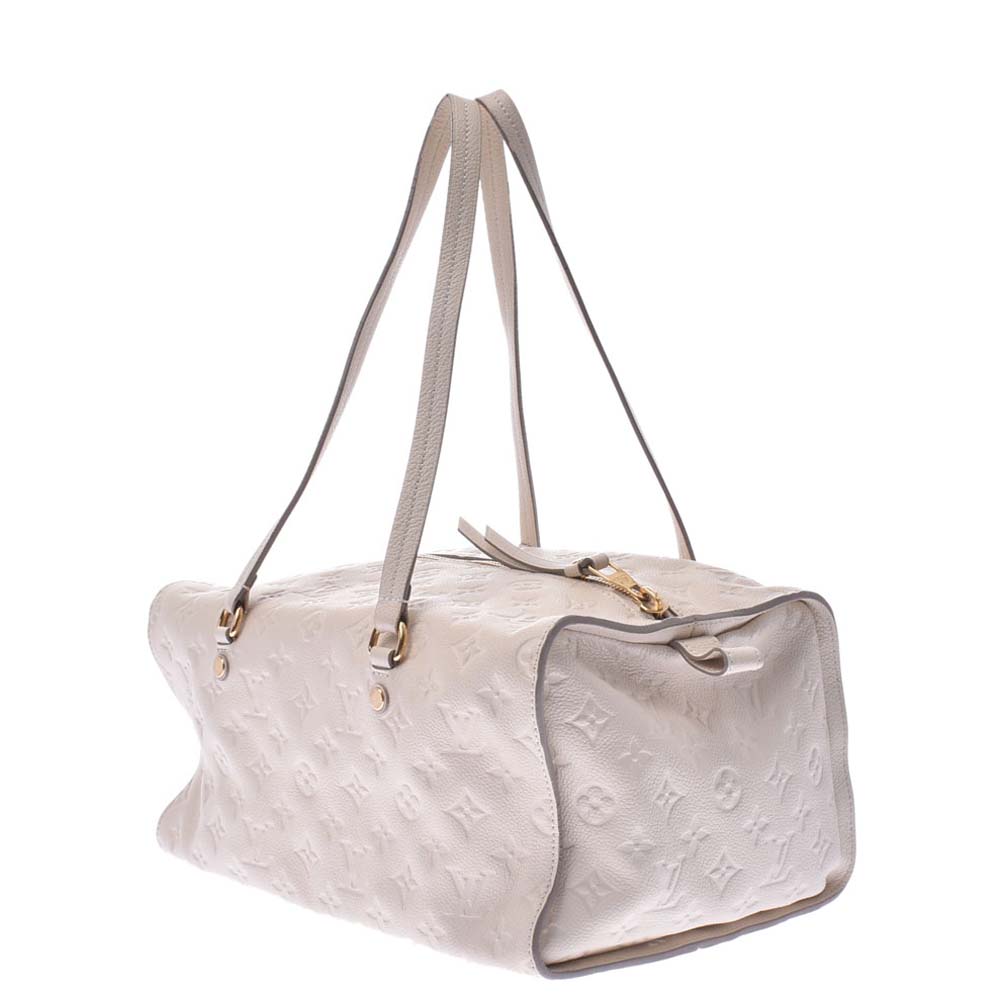

Louis Vuitton White Monogram embossed Leather Empreinte Inspiree Bag