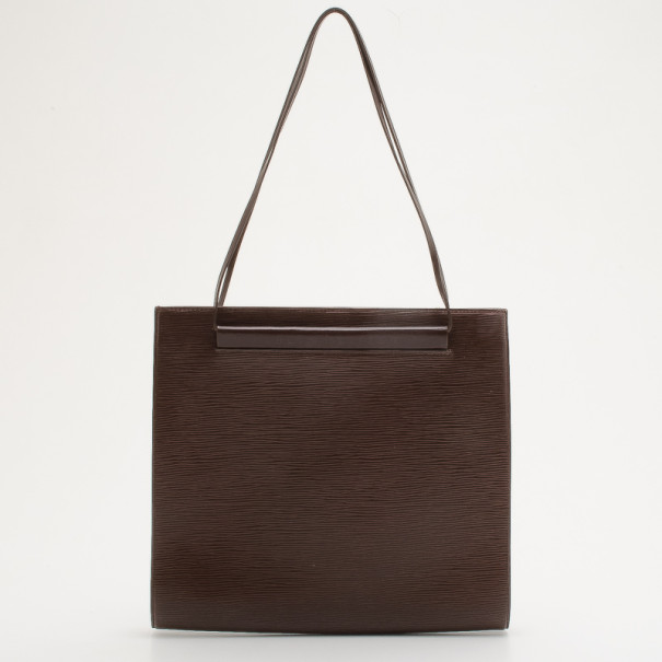 Pre Owned Louis Vuitton Brown Epi Leather St Tropez Shoulder Bag