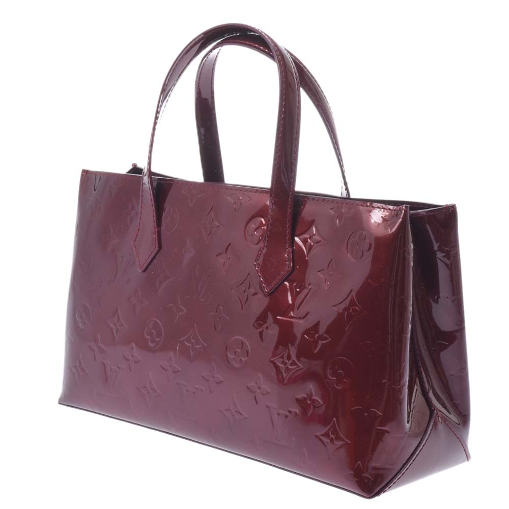 

Louis Vuitton Red Monogram Vernis Wilshire PM Bag