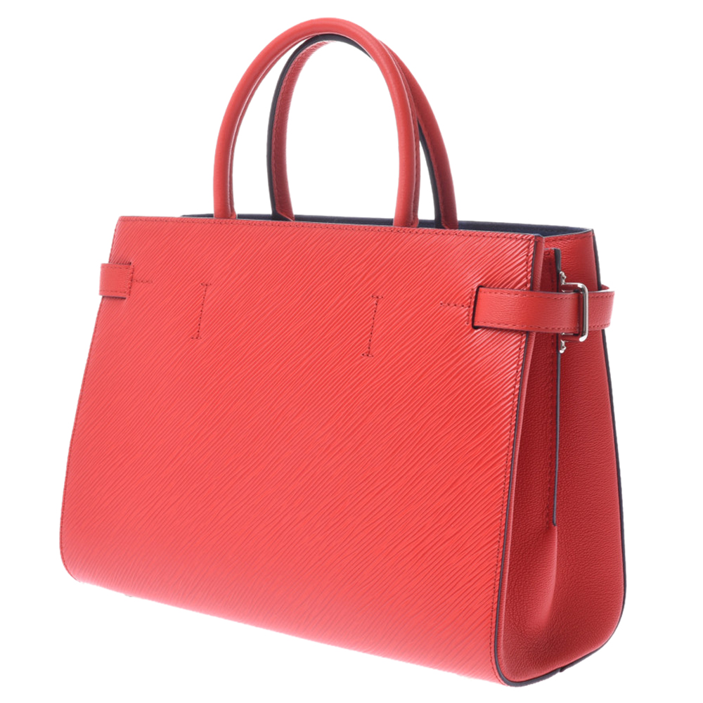 

Louis Vuitton Red Epi Leather Twist Tote Bag